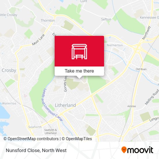 Nunsford Close map