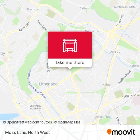 Moss Lane map