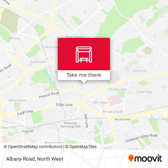 Albany Road map