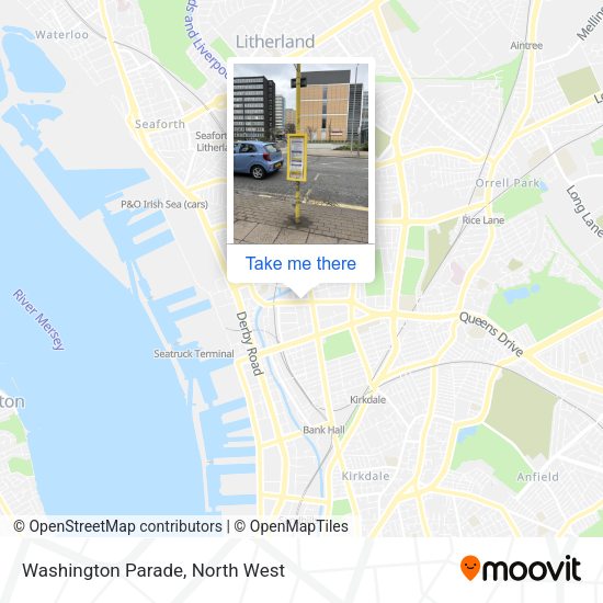 Washington Parade map