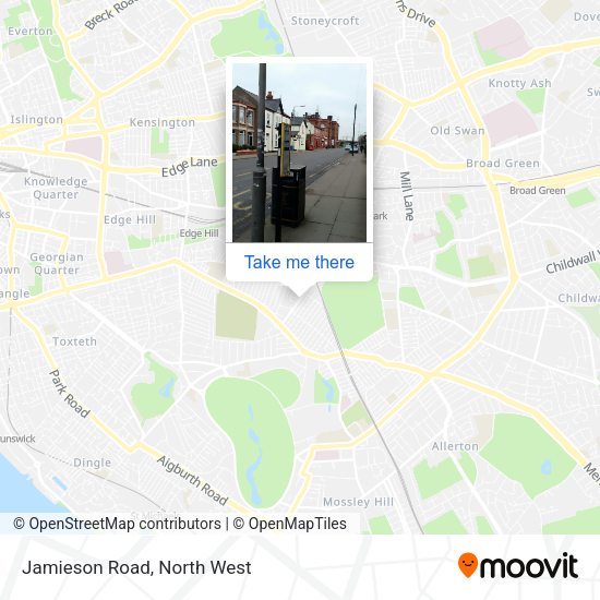 Jamieson Road map