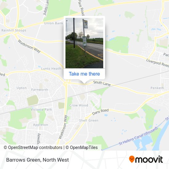 Barrows Green map