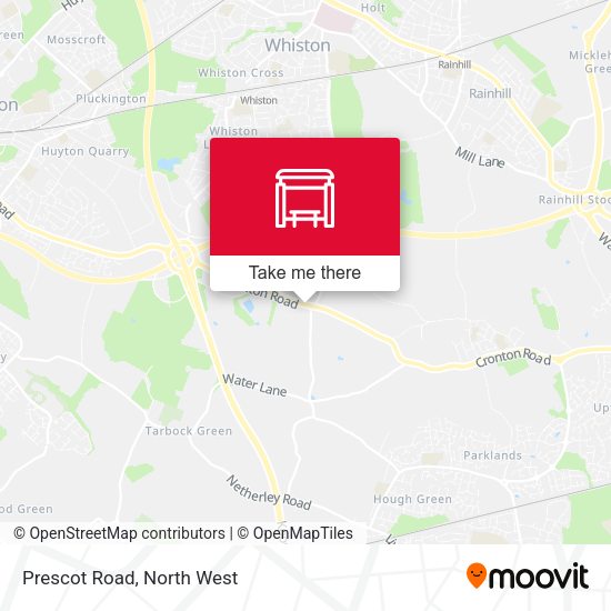 Prescot Road map