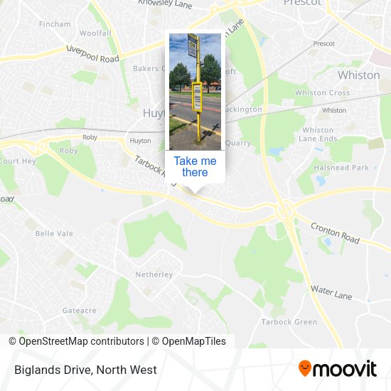 Biglands Drive map