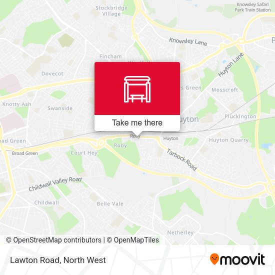 Lawton Road map