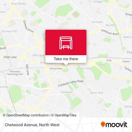 Chelwood Avenue map