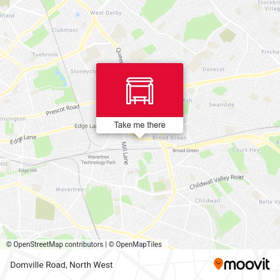Domville Road map