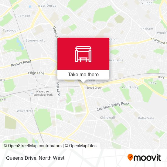 Queens Drive map