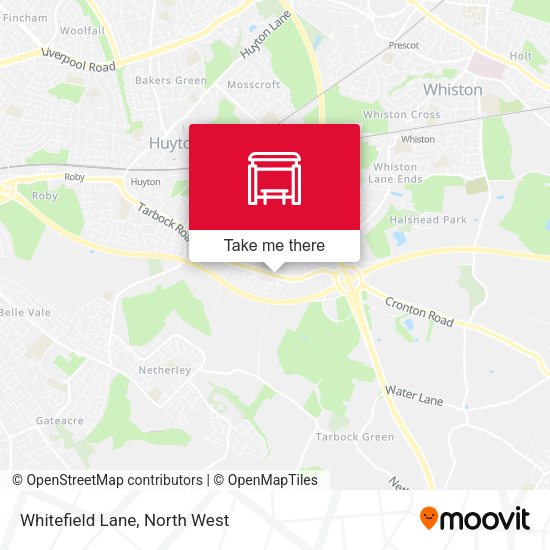 Whitefield Lane map