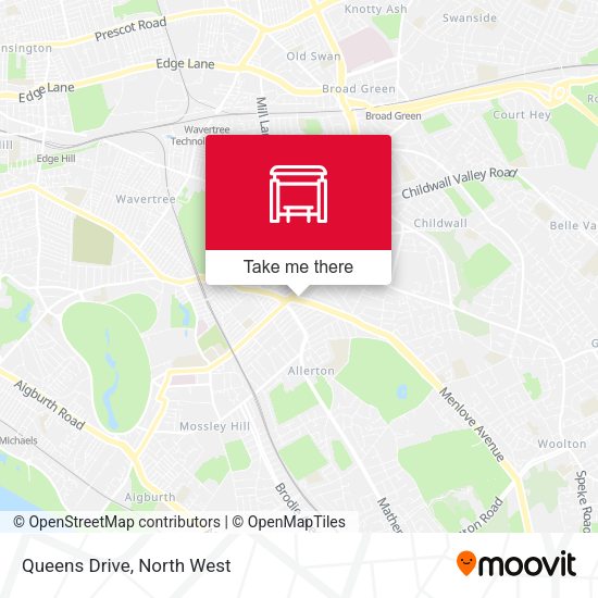 Queens Drive map