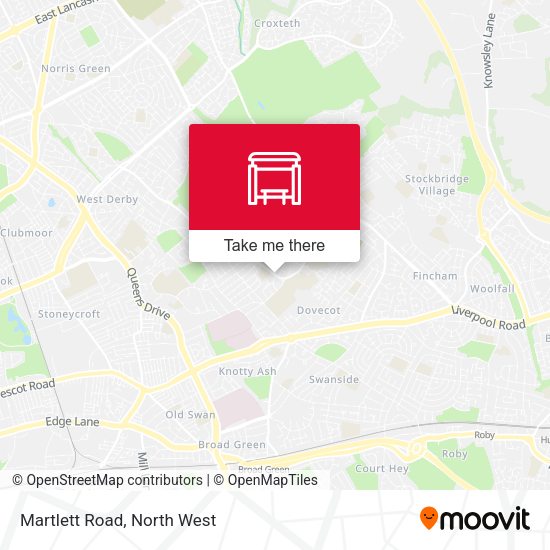 Martlett Road map