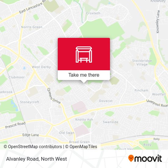 Alvanley Road map