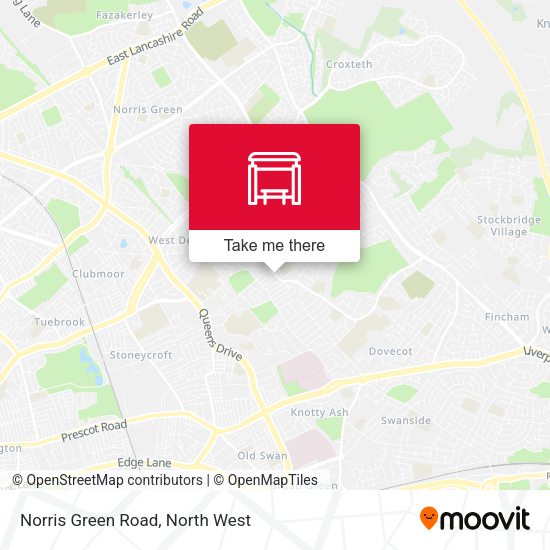 Norris Green Road map