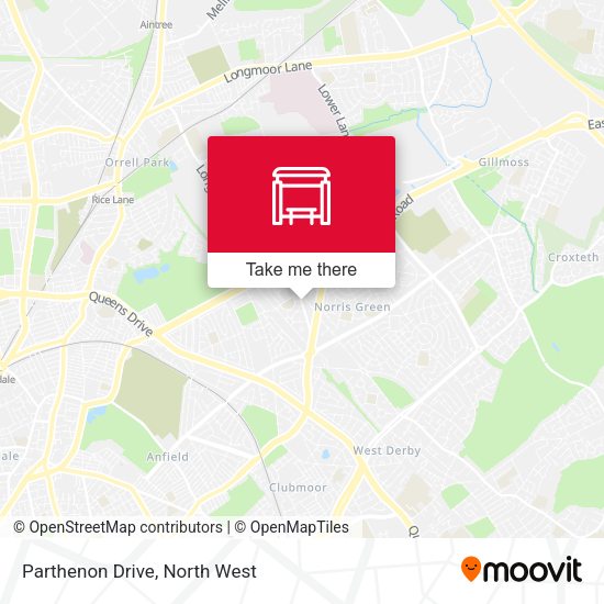 Parthenon Drive map