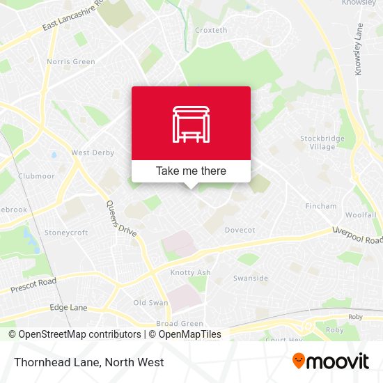 Thornhead Lane map