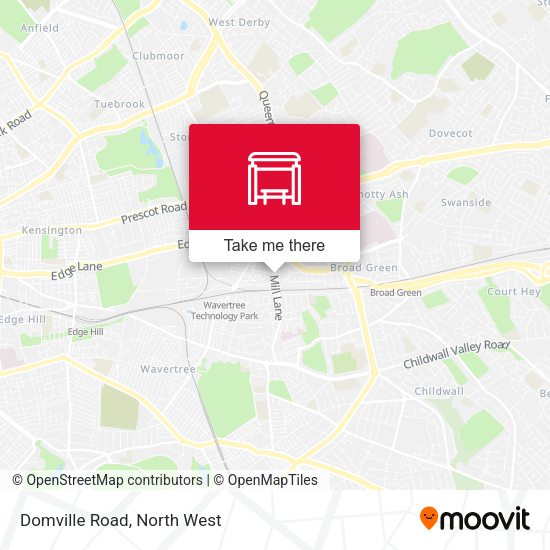 Domville Road map