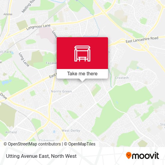 Utting Avenue East map