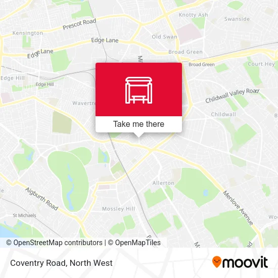 Coventry Road map
