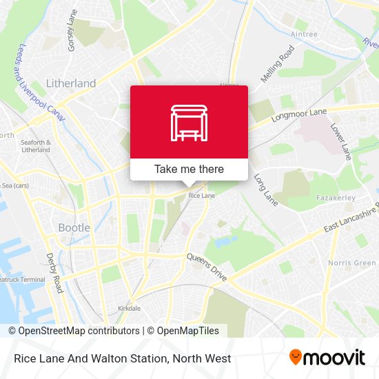 Rice Lane And Walton Station map