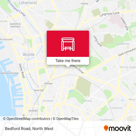 Bedford Road map