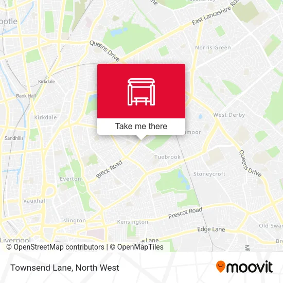Townsend Lane map