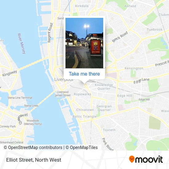 Elliot Street map