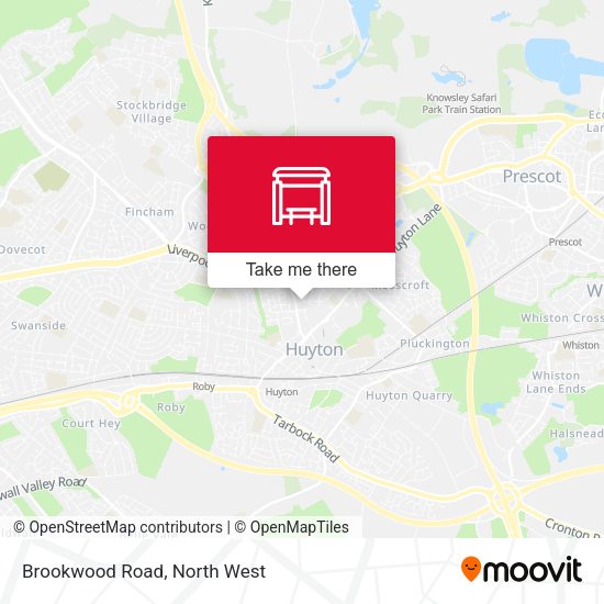 Brookwood Road map