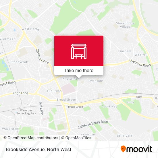 Brookside Avenue map