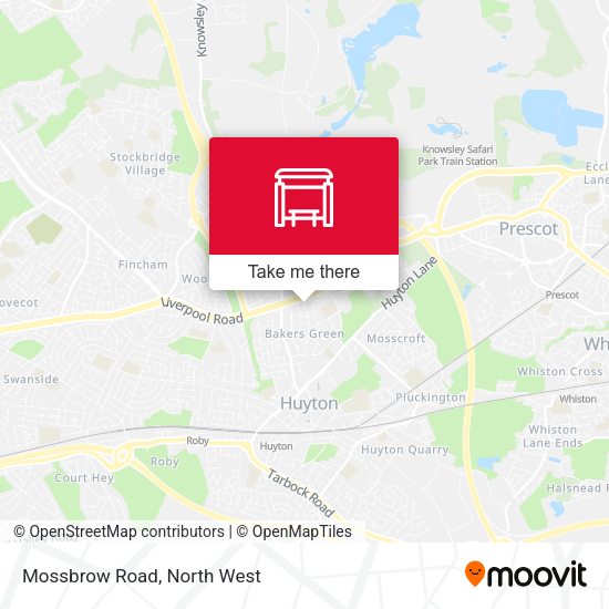 Mossbrow Road map