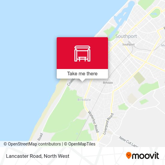 Lancaster Road map