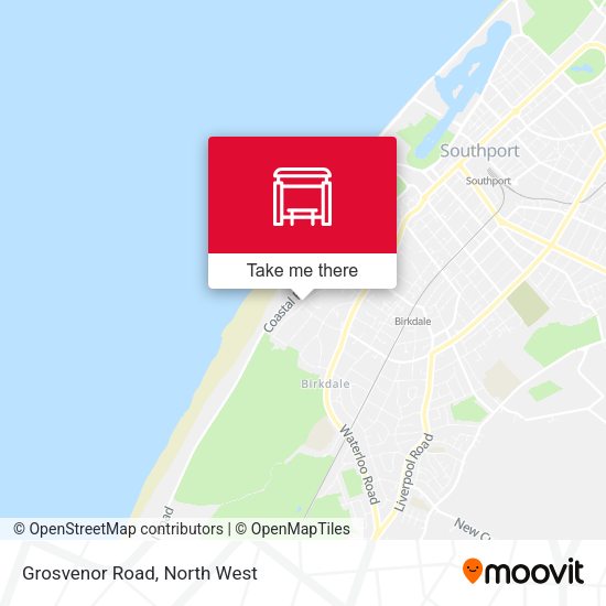 Grosvenor Road map