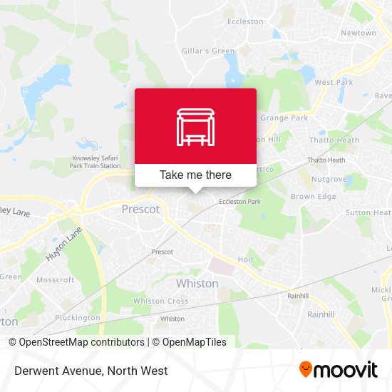 Derwent Avenue map