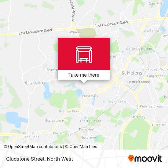Gladstone Street map