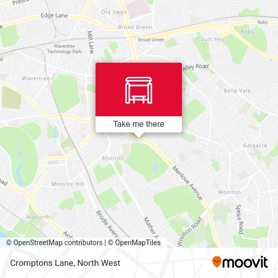 Cromptons Lane map