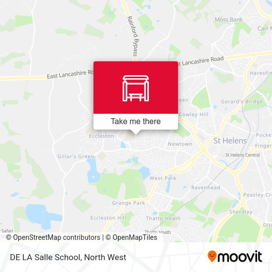 DE LA Salle School map