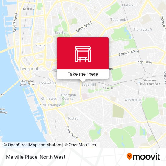 Melville Place map