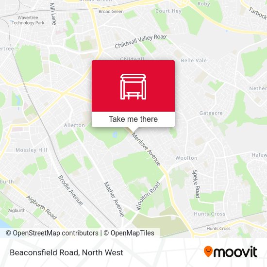 Beaconsfield Road map