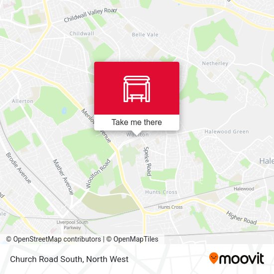Church Road South map