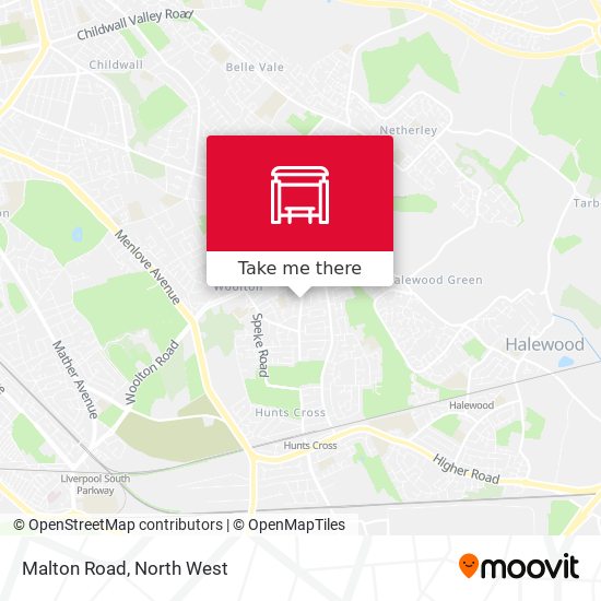 Malton Road map