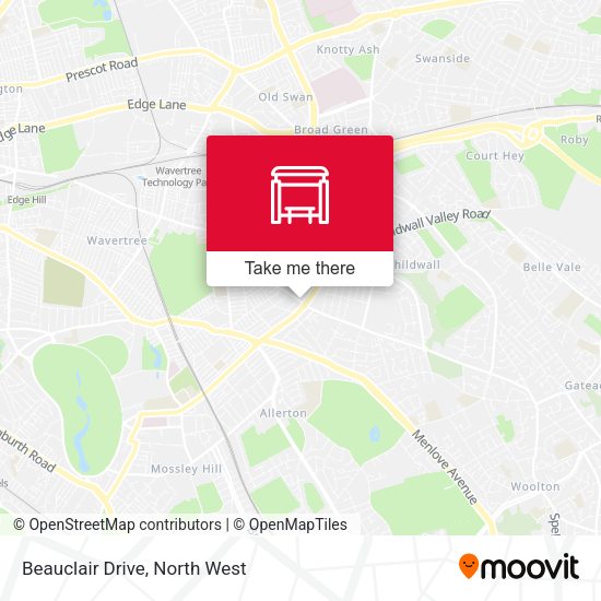 Beauclair Drive map