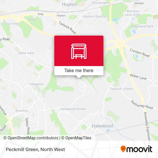 Peckmill Green map