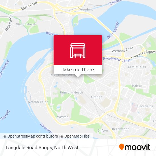 Langdale Road Shops map