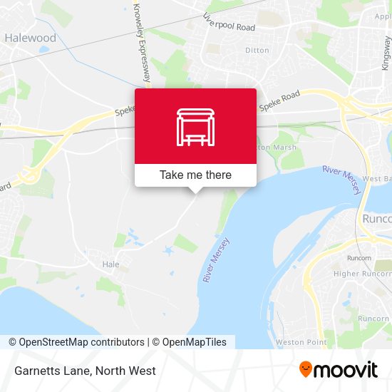 Garnetts Lane map