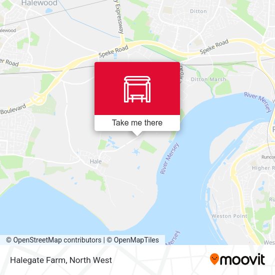 Halegate Farm map