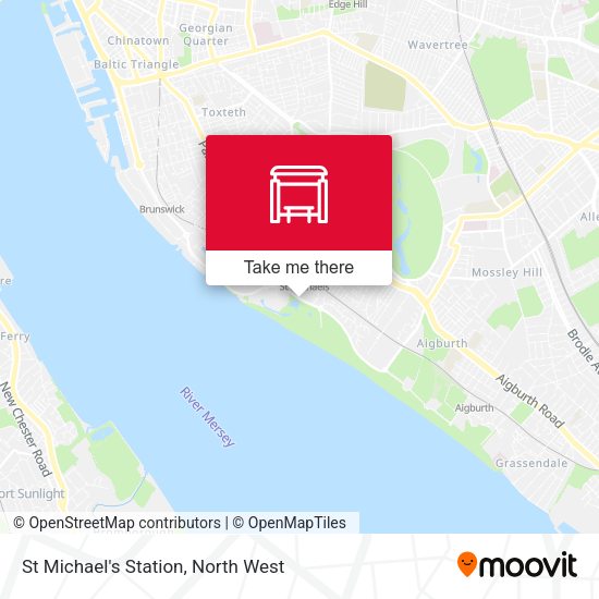 St Michael's Station map