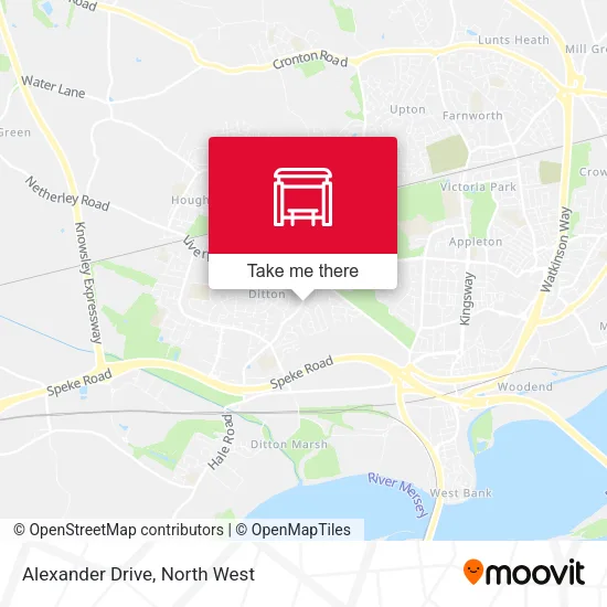 Alexander Drive map