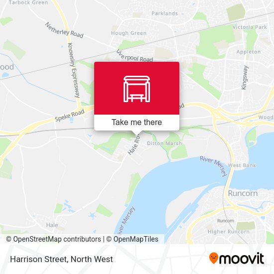 Harrison Street map