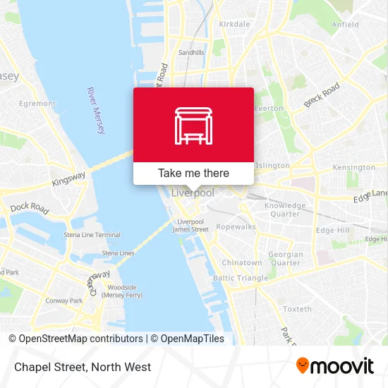 Chapel Street map