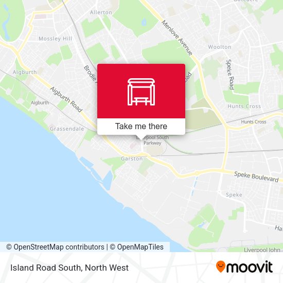 Island Road South map