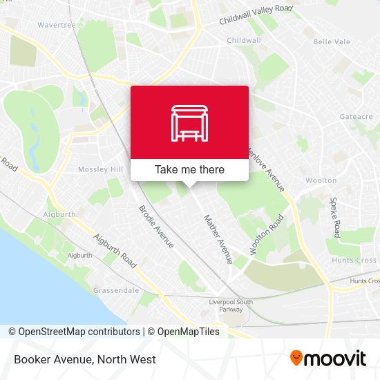 Booker Avenue map